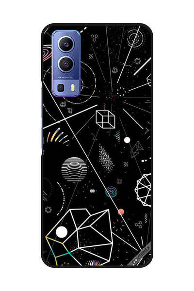 Covernex غطاء حماية لهاتف Vivo Y72 5G بأشكال هندسية