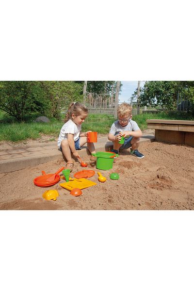 LENA Set of 14 Lena sand toys, multicolor