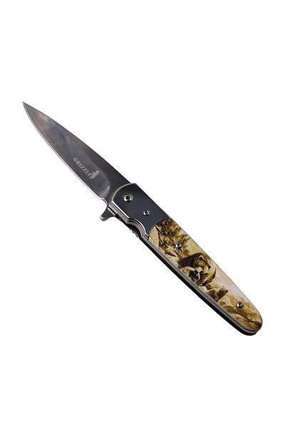 dalimag Cutit Deschidere Manuala, Lama din Otel, Sistem Prindere Curea, Model Urs 2, 20 cm, Dalimag