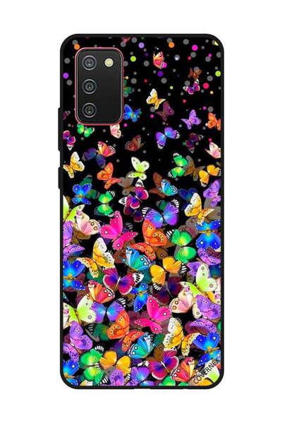 Covernex غطاء حماية لهاتف سامسونج جالاكسي A02s/F02s بنقشة فراشات صغيرة متعددة...