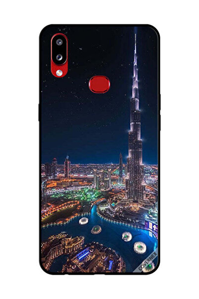 Covernex غطاء حماية لهاتف سامسونج جالاكسي A10s منظر ليلي لوسط المدينة