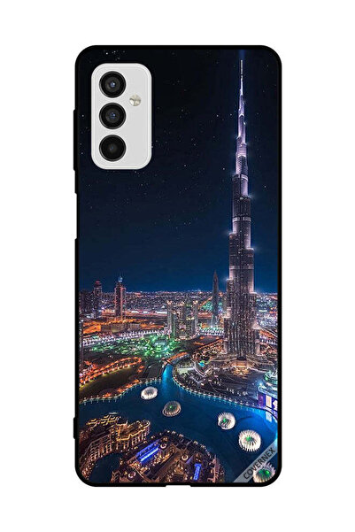 Covernex غطاء حماية لهاتف سامسونج جالاكسي M52 5G منظر ليلي لوسط المدينة