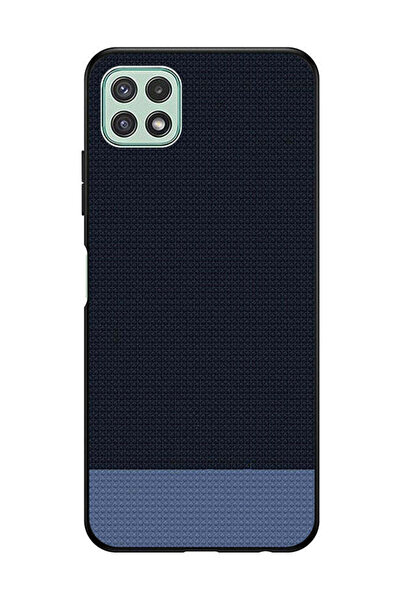 Covernex غطاء حماية لهاتف سامسونج جالاكسي A22 5G بنقشة أشكال منقطة باللون الأزرق