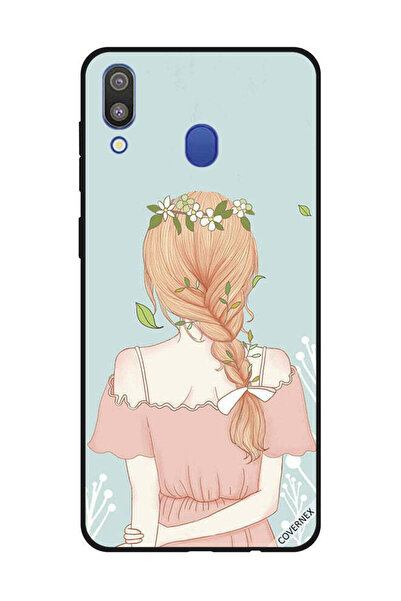 Covernex غطاء حماية لهاتف سامسونج جالاكسي M20 بفتاة واقفة بمظهر لطيف