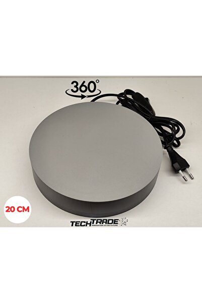Tech Trade Ürün Çekimi Için 360° Dönen Stand Elektrikli 20cm Çapında