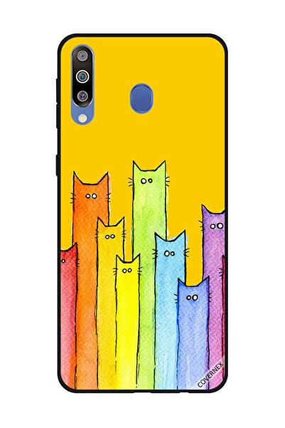 Covernex غطاء حماية لهاتف سامسونج جالاكسي M30 بتصميم دمية قطة