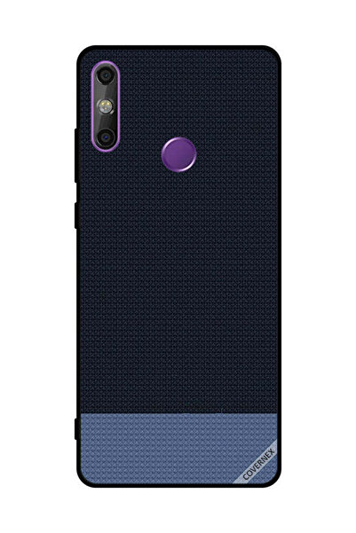 Covernex غطاء حماية لهاتف هواوي إنجوي 20E بنقشة أشكال منقطة باللون الأزرق