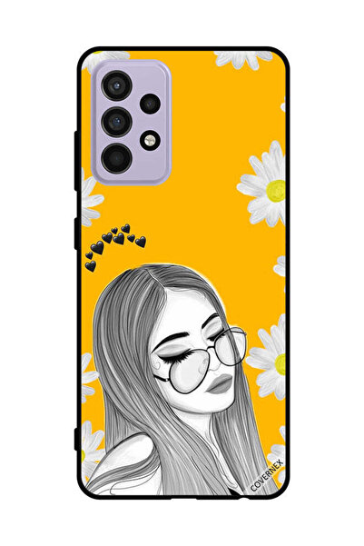 Covernex غطاء حماية لهاتف سامسونج جالاكسي A52s 5G - فتاة تحب خيالات النظارات