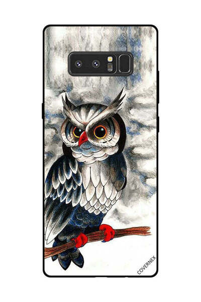 Covernex غطاء حماية لهاتف سامسونج جالاكسي نوت 8 برسومات بومة فنية