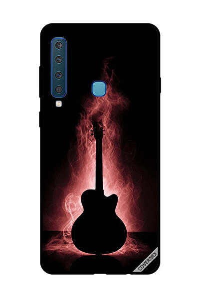 Covernex غطاء حماية لهاتف سامسونج جالاكسي A9 2018 بطبعة انعكاس جيتار في الظلام