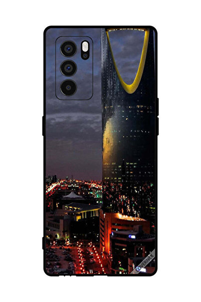 Covernex غطاء حماية لهاتف أوبو رينو 6 برو+ 5G منظر برج الفيصلية في المساء