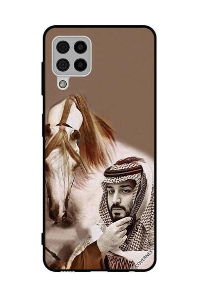 Covernex غطاء حماية لهاتف سامسونج جالاكسي A22 4G محمد بن سلمان أمام حصان