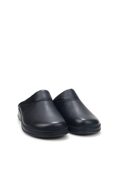 PİSAGOR Pisagor Ps-33740 Orthopedic Hospital Closed Front Sabo Women's Leather Slippers