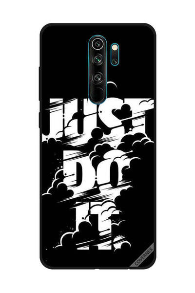 Covernex غطاء حماية لهاتف شاومي ريدمي نوت 8 برو - جاست دو إت، أبيض وأسود