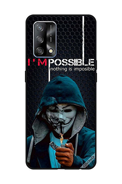 Covernex غطاء حماية لهاتف OPPO A74/F19 4G أنا ممكن، لا شيء مستحيل