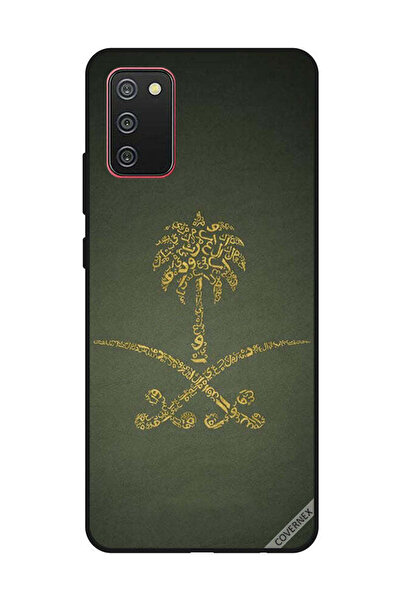 Covernex غطاء حماية لهاتف سامسونج جالاكسي A02s/F02s، لافتة وطنية سعودية عتيقة