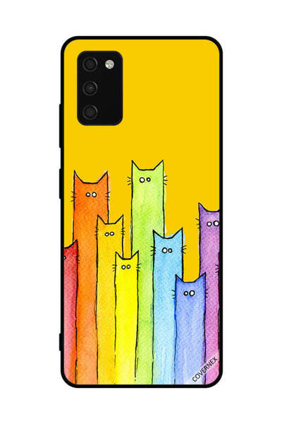 Covernex غطاء حماية لهاتف سامسونج جالاكسي A03s 4G برسومات دمية قطة