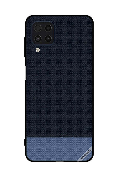 Covernex غطاء حماية لهاتف سامسونج جالاكسي M32 4G بنقشة أشكال منقطة باللون الأزرق