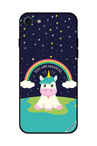 Covernex غطاء حماية لجهاز iPhone SE 2020 بتصميم وحيد القرن السحري