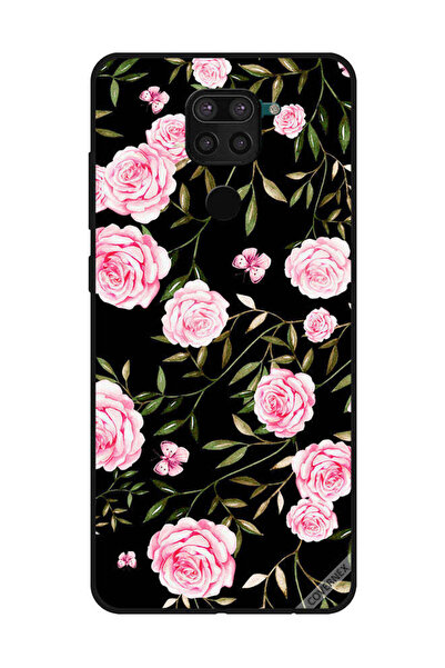 Covernex غطاء حماية لهاتف شاومي ريدمي نوت 9 - ورود وردية في باقات من الأوراق ...