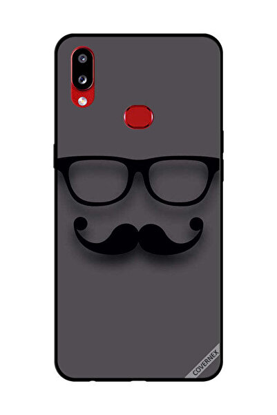 Covernex غطاء حماية لهاتف سامسونج جالاكسي A10s، زجاج أسود وشارب