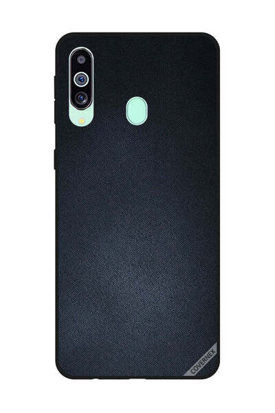 Covernex غطاء حماية لهاتف سامسونج جالاكسي M40/A60 بنقشة جينز سوداء