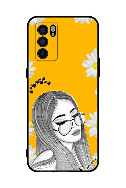 Covernex غطاء حماية لهاتف Oppo Reno6 5G - فتاة تحب خيالات النظارات