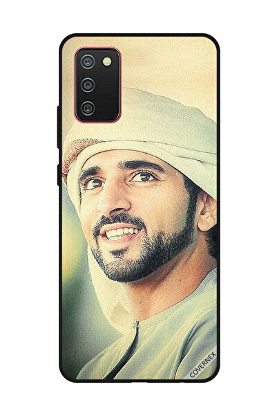 Covernex غطاء حماية لهاتف سامسونج جالاكسي A02s/F02s، شيخ حمدان مبتسمًا