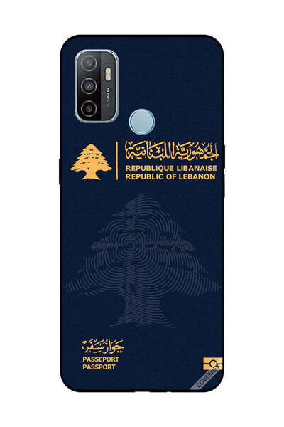 Covernex غطاء حماية لهاتف OPPO A53/A53S جواز سفر لبناني