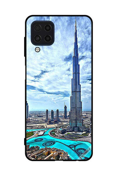Covernex غطاء حماية لهاتف سامسونج جالاكسي M32 4G برج خليفة - غيوم مؤثرة