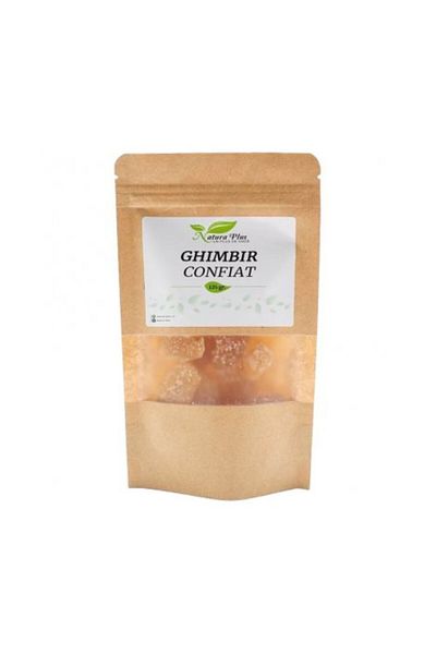 Natura Plus Ghimbir Confiat, 125g, Natura Plus