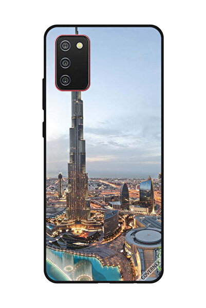 Covernex غطاء حماية لهاتف سامسونج جالاكسي A02s/F02s منظر جميل لوسط مدينة دبي
