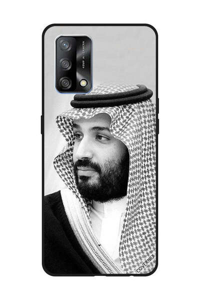 Covernex غطاء حماية لهاتف OPPO A74/F19 4G صورة محمد بن سلمان بالأبيض والأسود
