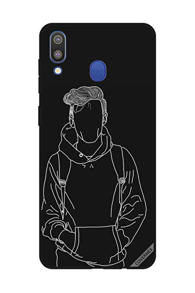 Covernex غطاء حماية لهاتف سامسونج جالاكسي M20 رسم جاكت بوي
