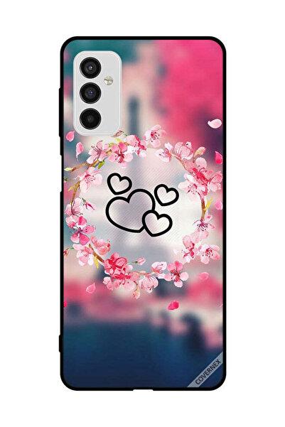 Covernex غطاء حماية لهاتف سامسونج جالاكسي M52 5G قلوب سوداء