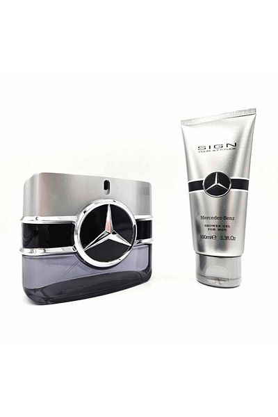 Mercedes Benz Sign Your Attitude Set Eau De Toilette with Shower Gel for Men - 100ml