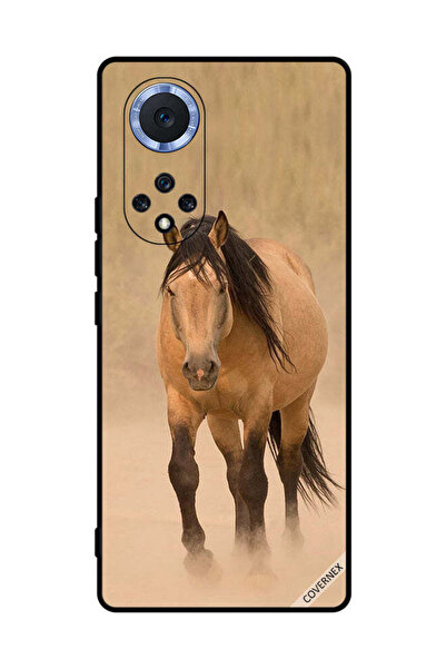 Covernex غطاء حماية لهاتف هواوي نوفا 9 - سباق الخيل البني