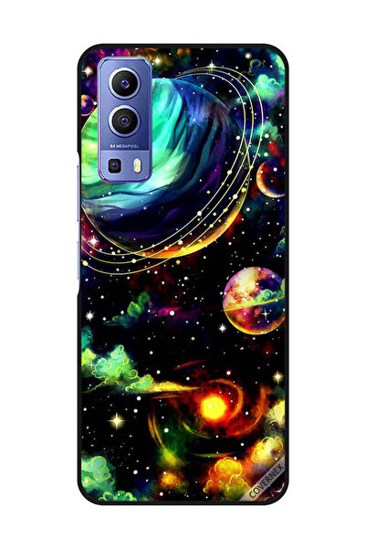 Covernex غطاء حماية لهاتف Vivo Y72 5G، نباتات زحل