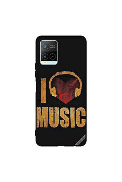 Covernex غطاء حماية لهاتف Vivo Y32 Vintage I Love Music