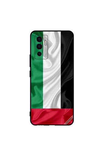 Covernex غطاء حماية لهاتف فيفو V23e 5G، قماش علم الإمارات العربية المتحدة