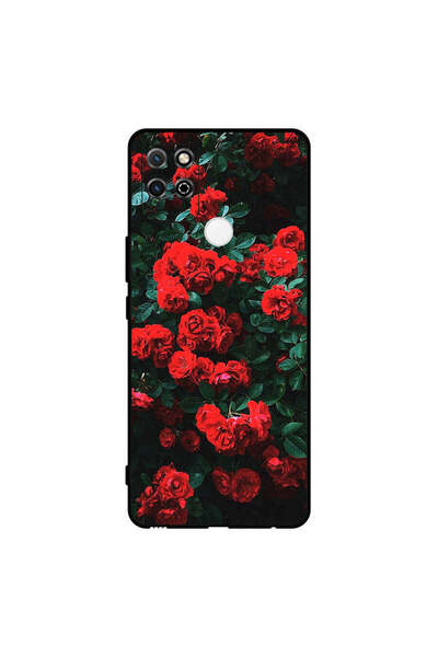 Covernex غطاء حماية لهاتف Honor Play 5T بطبعة حديقة الورود الحمراء