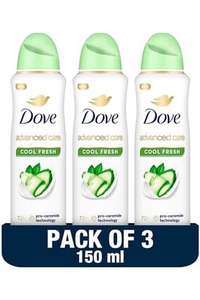 Dove Advanced Care, Antiperspirant Deodorant Spray, Cool Fresh, 72H Sweat & Odor Protection & Moistu