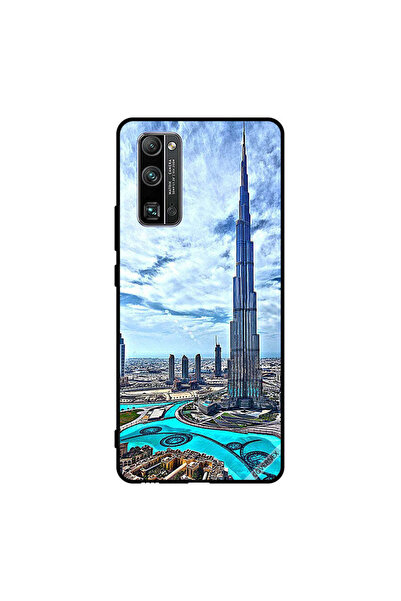 Covernex غطاء حماية لهاتف Honor 30 Pro+ - برج خليفة - غيوم مؤثرة