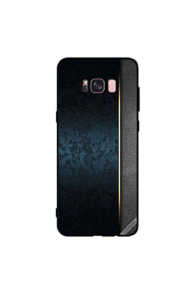 Covernex غطاء حماية لهاتف سامسونج جالاكسي S8+ بنمط جلدي أخضر داكن