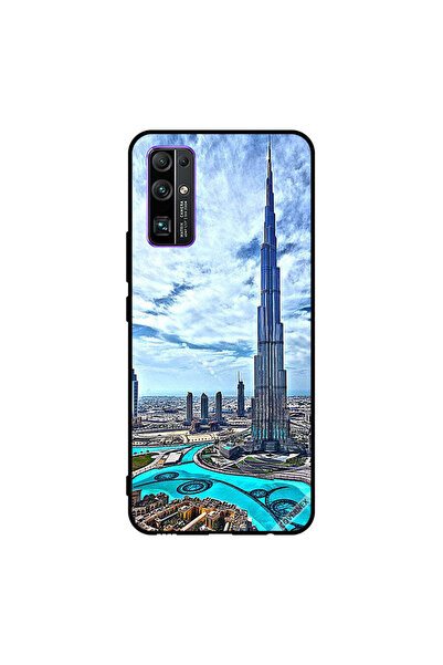 Covernex غطاء حماية لهاتف Honor 30 - برج خليفة - غيوم مؤثرة
