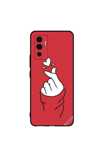 Covernex غطاء حماية لهاتف فيفو V23e 5G سناب لوف أحمر