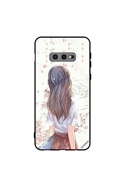 Covernex غطاء حماية لهاتف سامسونج جالاكسي S10e، فتاة لطيفة في تفكير عميق