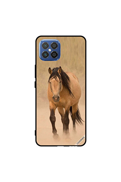Covernex غطاء حماية لهاتف هواوي نوفا 8 SE 4G - سباق الخيل البني