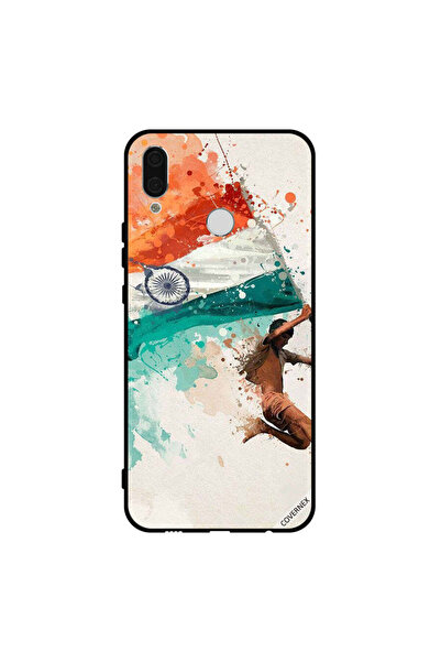 Covernex غطاء حماية لهاتف هواوي نوفا 3e يحمل علم الهند أثناء الطيران