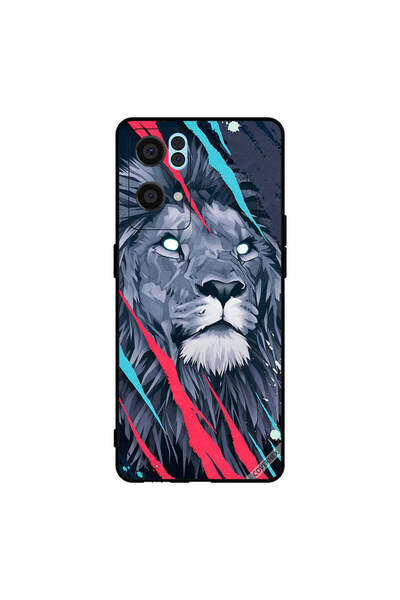 Covernex غطاء حماية لهاتف Oppo Reno7 Pro 5G برسومات الأسد الملك
